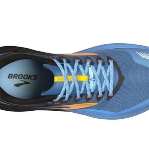 Brooks Blue and Black Athletic Sneakers